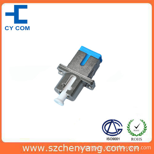 LC-Sc Hybrid Steel Type Fiber Optic Adapter